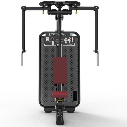 坐式直臂夾胸訓練器 坐姿直臂器械夾胸機 廣州健身器材工廠直銷大圖展示2