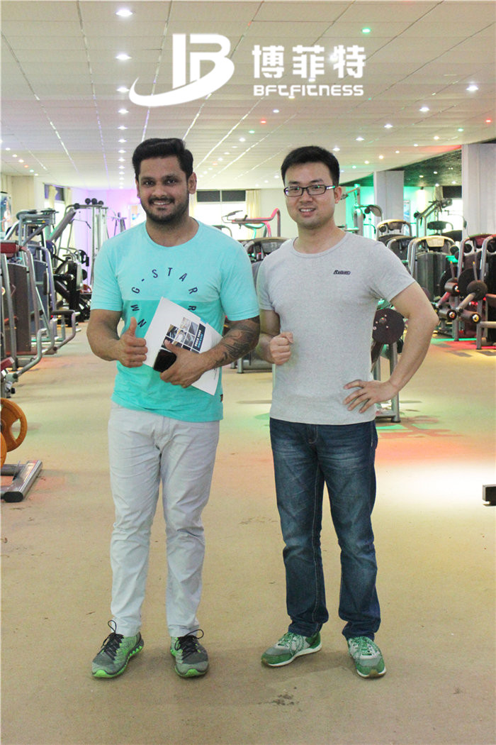 印度客戶進口健身器材