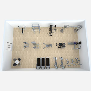 130㎡專業健身房超值套餐