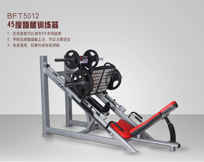 BFT5012，45度蹬腿訓練器