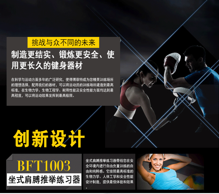 BFT1003坐式肩膊推舉訓練器